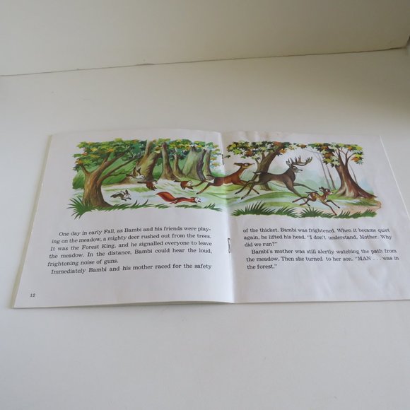 DISNEY Bambi Book & Cassette Tape & USB Flash Drive with MP3 Files - Picture 5 of 9